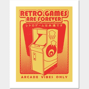 Retro Games Are Forever Posters and Art